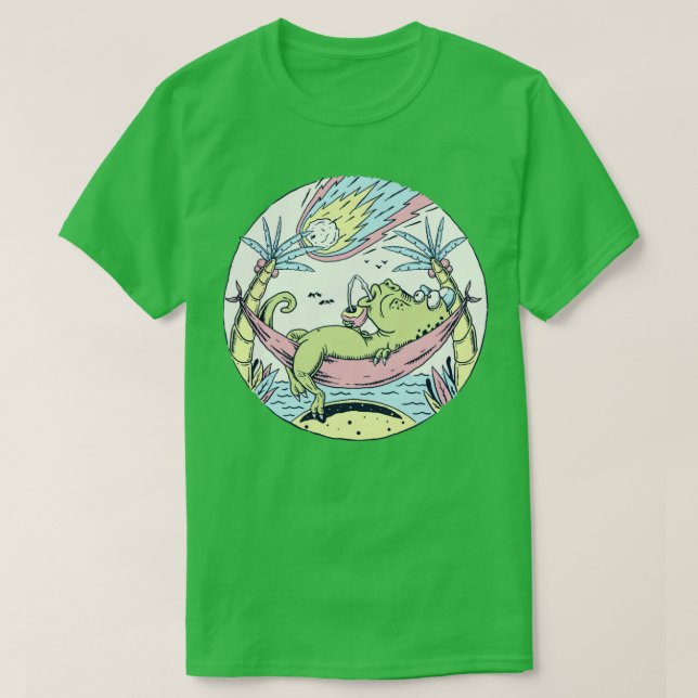 Camiseta Dinosaur Asteroid Day (Diseño del anverso)