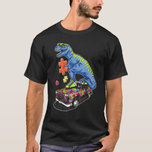 Camiseta Dinosaur Autismo Niños Dinosaurio T Rex Lindo Chi