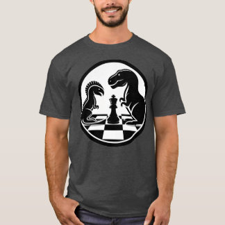 Camiseta Dinosaur Chess Faceoff 1