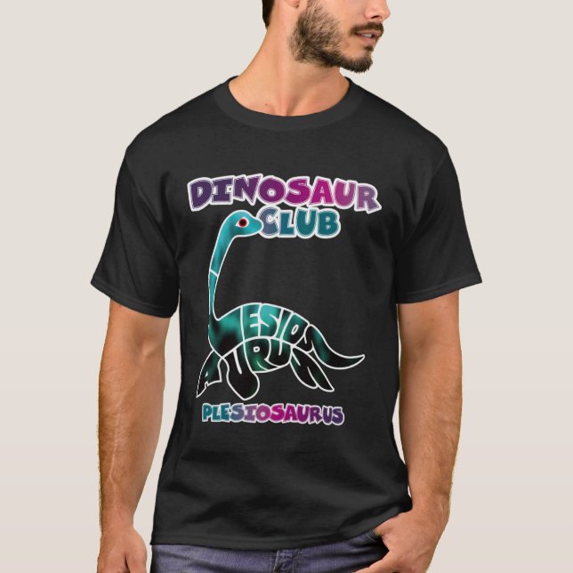 CAMISETA DINOSAUR CLUB PLESIOSAURUS (Anverso)