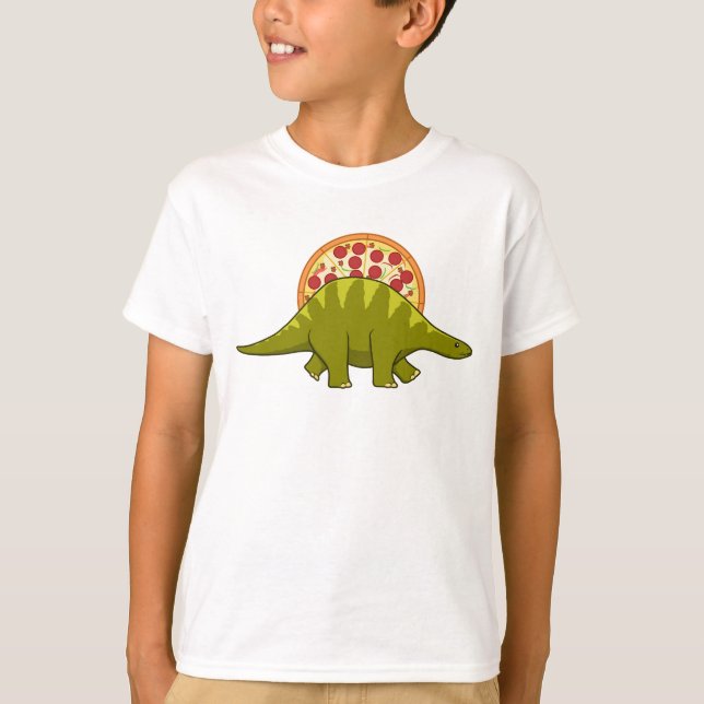 Camiseta Dinosaur de Pizza (Anverso)