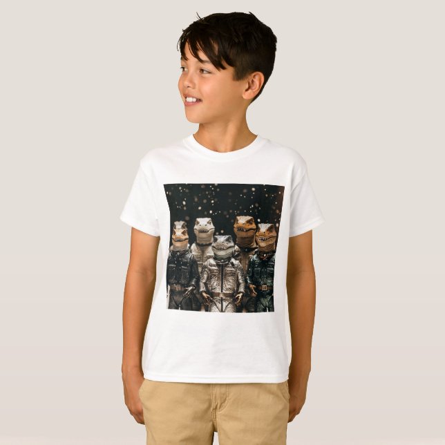 Camiseta Dinosaur Defenders (Anverso completo)
