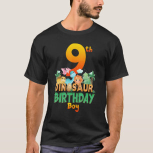 Camiseta Dinosaur Dino Birthday Boy Trex Group Edad de Mata