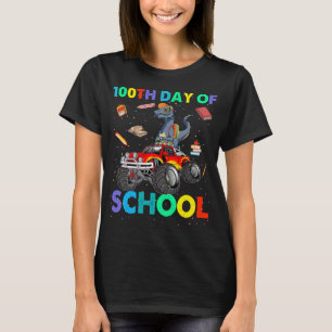 Camiseta Dinosaur Drive Truck 100° Día de Niños Escolares