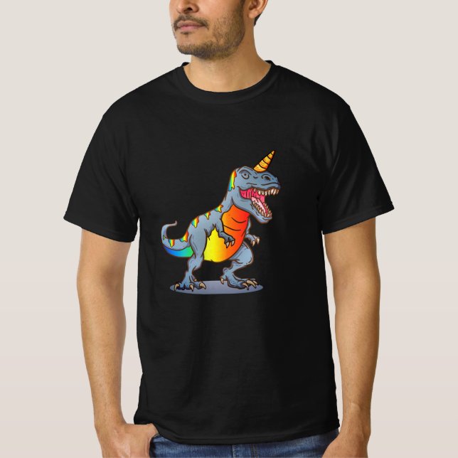 Camiseta Dinosaur Halloween Unicorn Costume (Anverso)