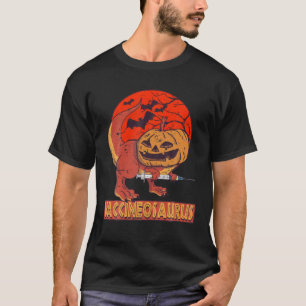 Camiseta Dinosaur Halloween Vaccine Costume Pumpkin Vaccine