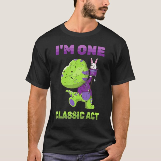 Camiseta Dinosaur - Im One Classic Act - Magician - Magic - (Anverso)