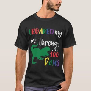Camiseta Dinosaur Kid I Me Abrió El Camino Durante 100 Días