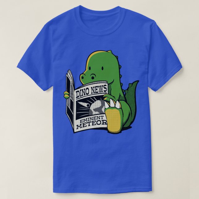 Camiseta Dinosaur Meteor News de Tobe Fonseca (Diseño del anverso)