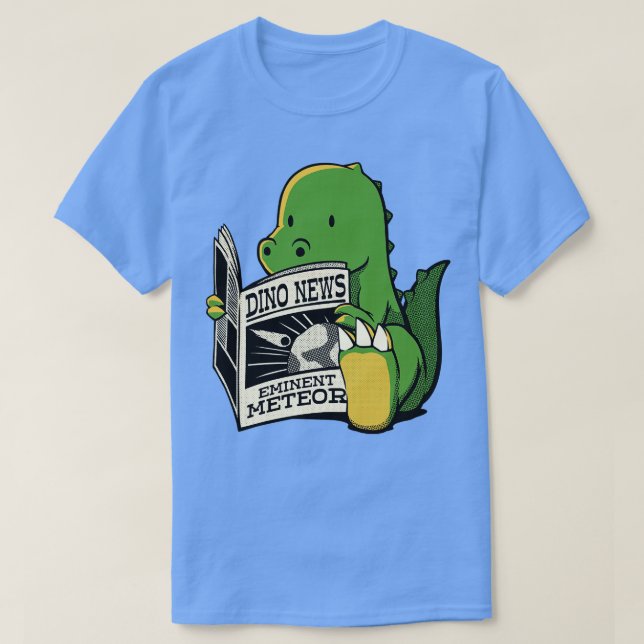 Camiseta Dinosaur Meteor News de Tobe Fonseca (Diseño del anverso)