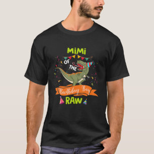 Camiseta Dinosaur Mimi Birthday Boy Mateo Familia