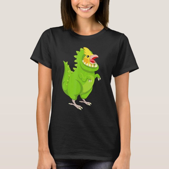 Camiseta Dinosaur Parrot Mascota T (Anverso)