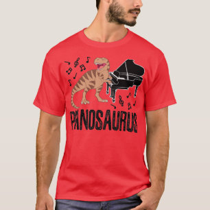 Camiseta Dinosaur Piano Pianosauro 