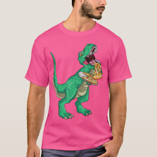Camiseta Dinosaur Pizza TRe Comer Pizza TRe Y Pizza