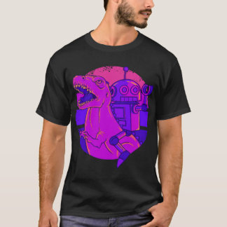 Camiseta Dinosaur Robot Vintage T Rex