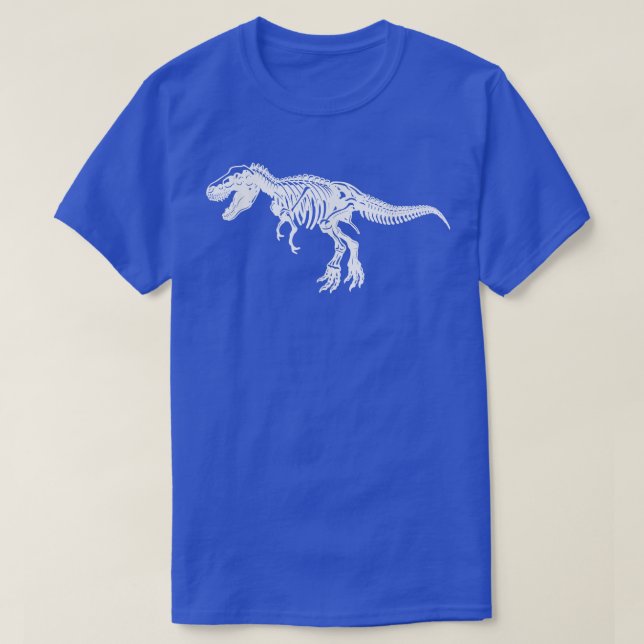 Camiseta Dinosaur Skeleton Graph Graph (Diseño del anverso)