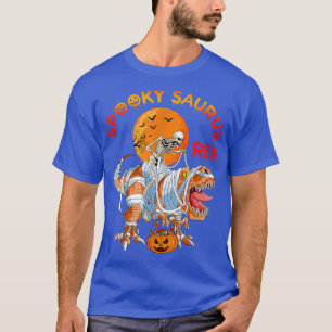 Camiseta Dinosaur Skeleton T re Scary, Spooky Saurus Re PH
