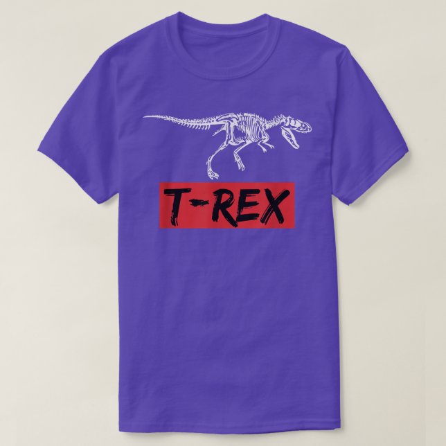 Camiseta Dinosaur T Re Bones Skeleton  (Diseño del anverso)