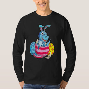 Camiseta Dinosaur T Rex Easter Bunny Eggys Ears Funny Boys