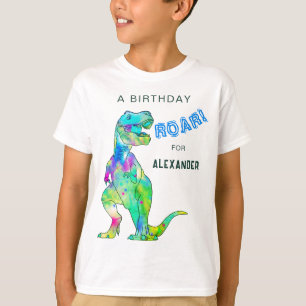Camiseta Dinosaur T-Rex Nacimiento del niño Fiesta