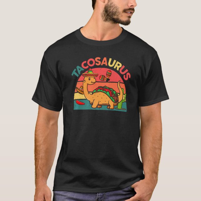 Camiseta Dinosaur Taco Toddler Tacosaurus Taco Rex (Anverso)