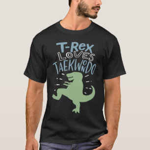 Camiseta Dinosaur Taekwondo I Karate Chica Defensa Personal