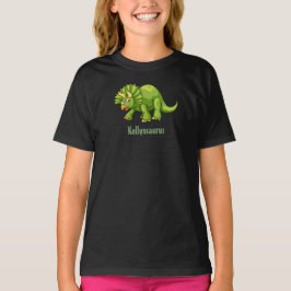 Camiseta Dinosaur TeeShirt, nombre de su hijo