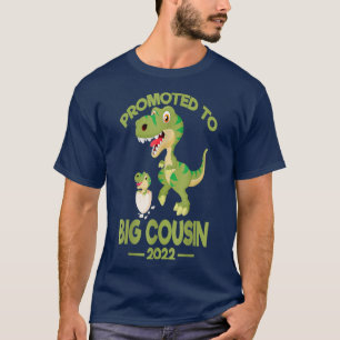 Camiseta Dinosaur TRe Funny Animated Promoted to Big Cousin