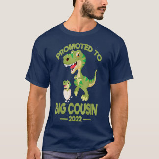Camiseta Dinosaur TRe Funny Animated Promoted to Big Cousin