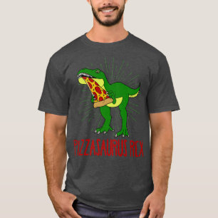Camiseta Dinosaur Tre Pizza Gráfico Pizza Lover Italiano Fo