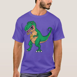 Camiseta Dinosaur Tre Pizza Gráfico Pizza Lover Italiano Fo