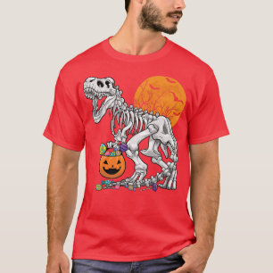 Camiseta Dinosaur TRe Skeleton Paleontologist Dino Scary Ha