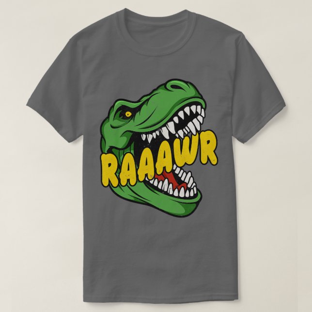 Camiseta Dinosaur TRex raaawr (Diseño del anverso)