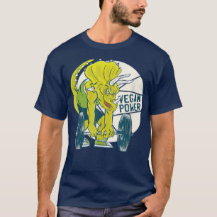 Camiseta Dinosaur Triceratops Entrenamiento Gimnasio Vegeta