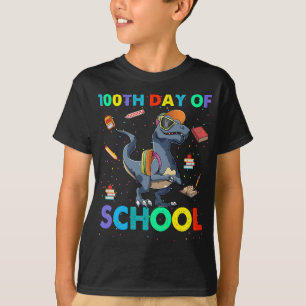 Camiseta Dinosaurio 100 días de escolares