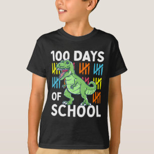 Camiseta Dinosaurio 100 días de escuela Dino