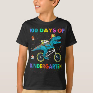 Camiseta Dinosaurio 100 días de jardín infantil 100 días de