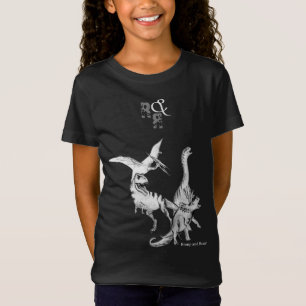 Camiseta Dinosaurio acuarela niños se divierten y rugen