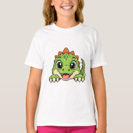 Camiseta Dinosaurio Adorable Peekaboo
