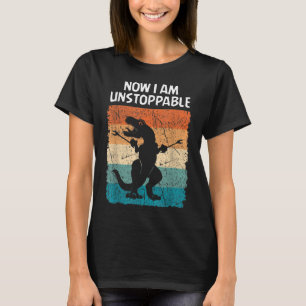 Camiseta Dinosaurio Ahora Soy Imparable Trex Gracioso