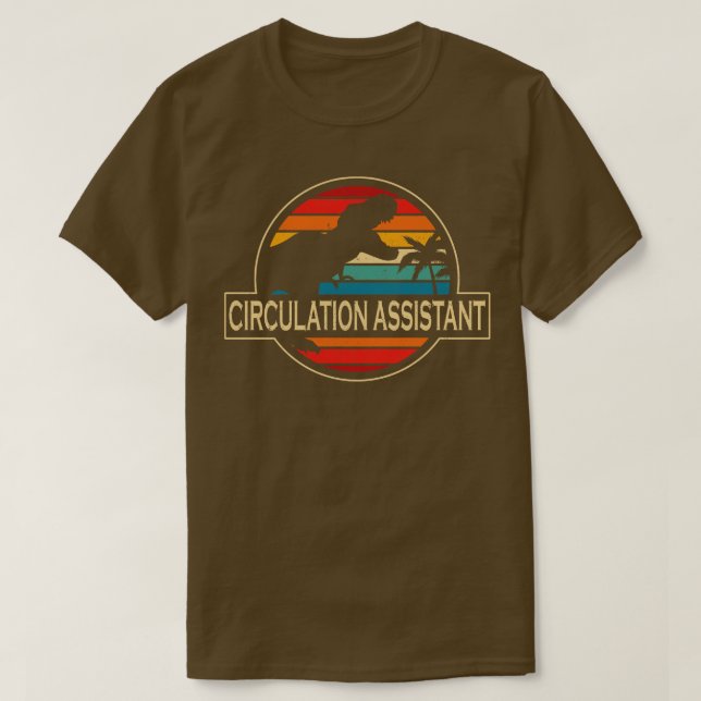 Camiseta Dinosaurio Asistente de Circulación (Diseño del anverso)