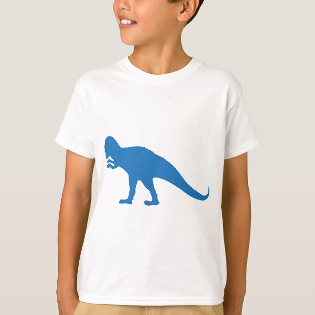 Camiseta Dinosaurio azul (Anverso)