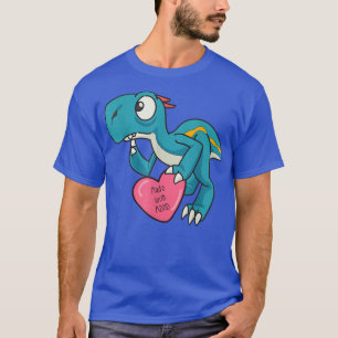 Camiseta Dinosaurio azul TDAH715 divertido
