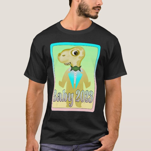 Camiseta Dinosaurio Baby 2023 Tuxedo (Anverso)