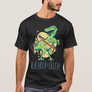 Camiseta Dinosaurio bailarín Hula Hoop Dinosaur Shirt T-rex