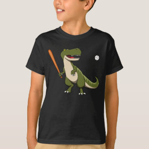 Camiseta Dinosaurio bateador de béisbol T-Rex