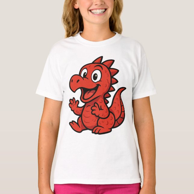 Camiseta dinosaurio bebé (Anverso)