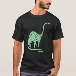 Camiseta Dinosaurio Brontosauro Cute Pie Prehistórica Dino