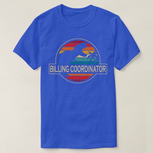 Camiseta Dinosaurio como coordinador de facturación (Diseño del anverso)