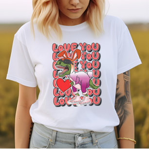 Camiseta Dinosaurio con atuendo С en colores de bandera les